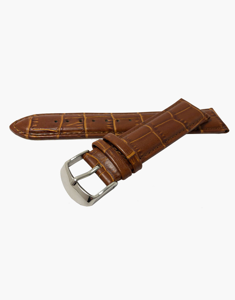 top-Alligator-Grain-Tan-Brown-Leather-Watch-Strap