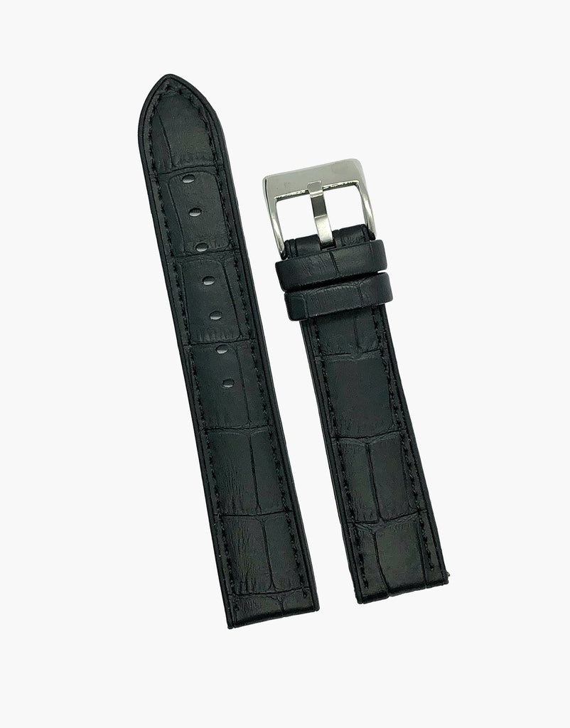 croc-Black-Alligator-Calf-Leather-and-black-High-Silicone-Hybrid-watch-bands-top