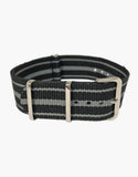 Nylon 3 Stripes NATO Style Watch Bands by LUX LUX