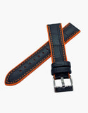 croc-orange-black-Black-Alligator-Calf-Leather-and-High-Silicone-Hybrid-watch-bands-top