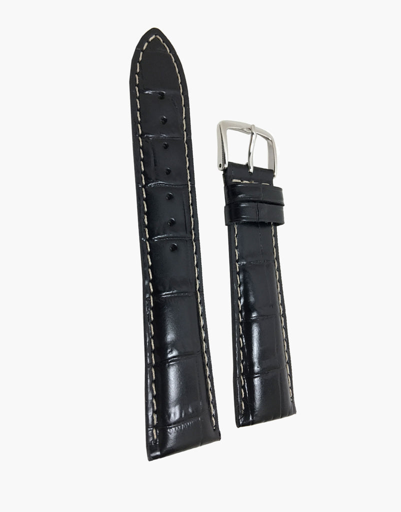 Hadley-Roma-Black-Leather-Alligator-Grain-Watch-Strap