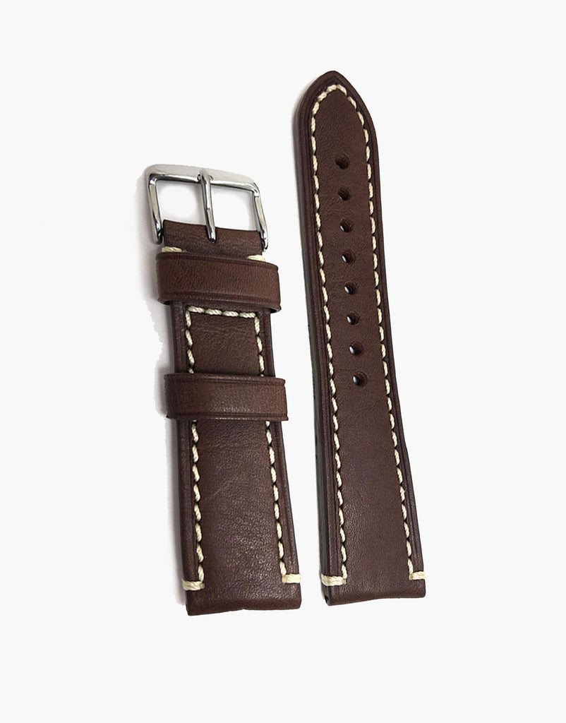 Hadley-Roma MS855 Brown Calf Leather watch Strap Band Hadley-Roma