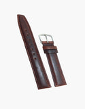 Brown Short Hadley-Roma MS881 Italian Calfskin Oil tanned leather watch bands Hadley-Roma
