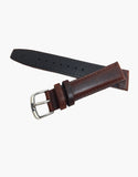 Brown Short Hadley-Roma MS881 Italian Calfskin Oil tanned leather watch bands Hadley-Roma