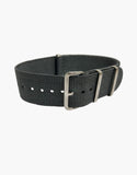 NATO Style Grey Nylon Strap with Stainless Steel by LUX LUX