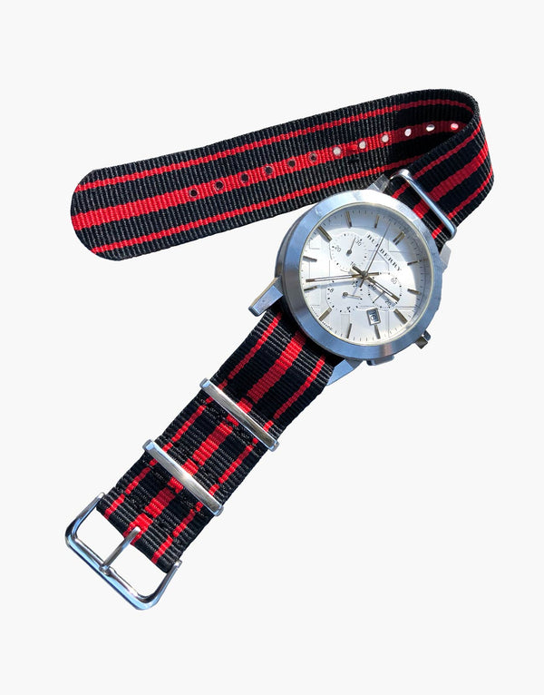 Nylon 3 Stripes NATO Style Watch Bands by LUX LUX