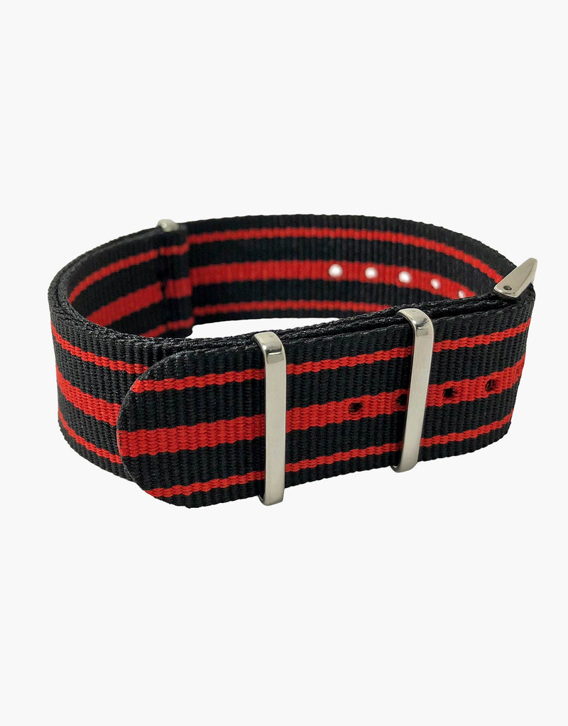 Nylon 3 Stripes NATO Style Watch Bands by LUX LUX