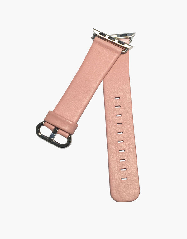 Pink Apple iWatch Style Straps Universal Smooth Calf leather LUX