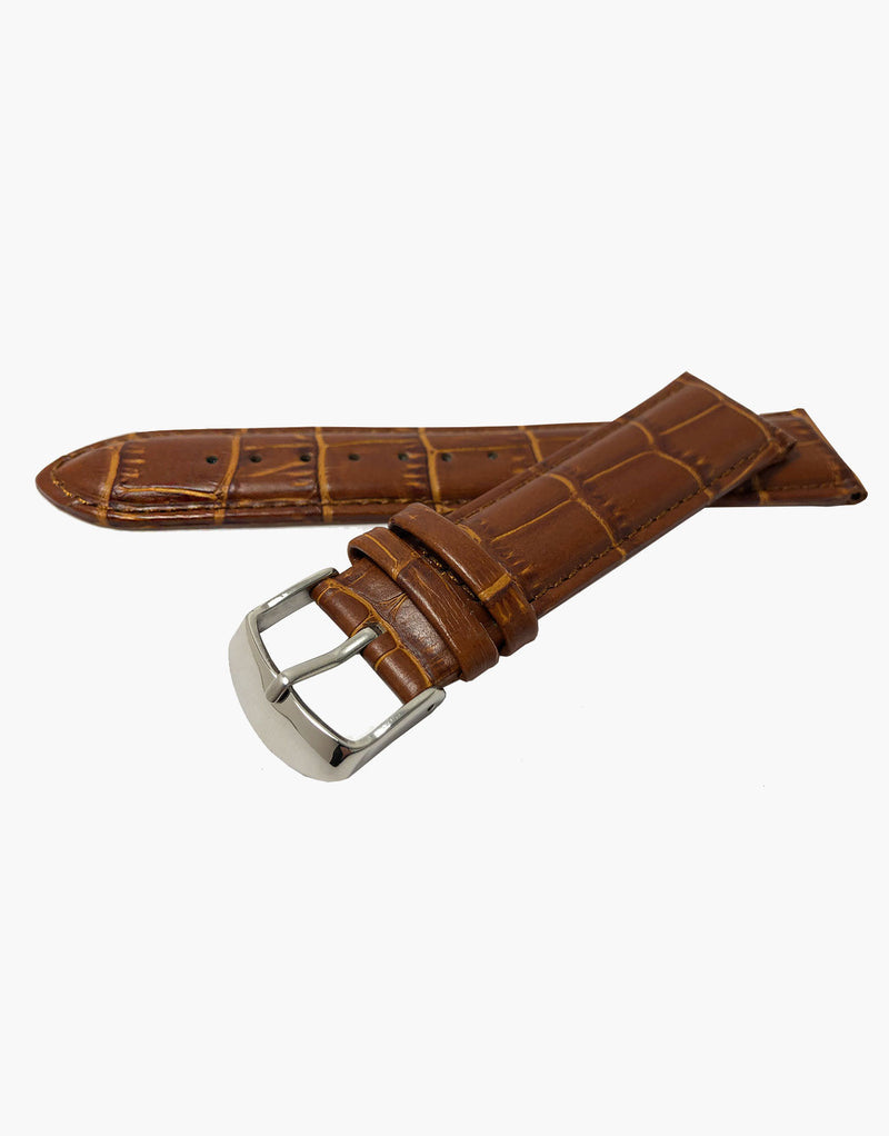 top-Alligator-Grain-Tan-Brown-Leather-Watch-Strap