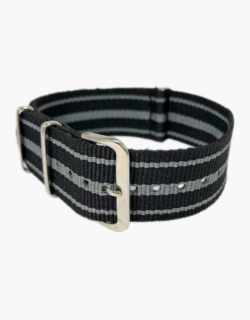 Nylon 3 Stripes NATO Style Watch Bands by LUX LUX