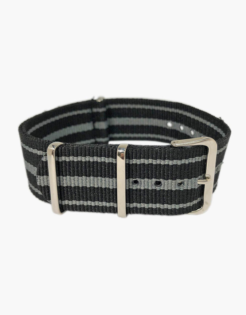 Nylon 3 Stripes NATO Style Watch Bands by LUX LUX