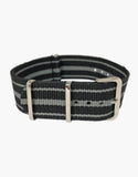 Nylon 3 Stripes NATO Style Watch Bands by LUX LUX