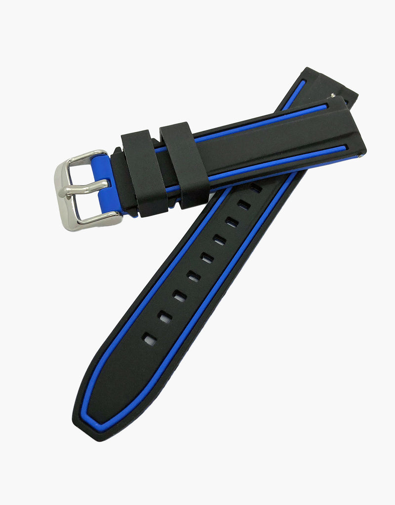 Rubber Deutron Style Diving watch bands strap by LUX LUX