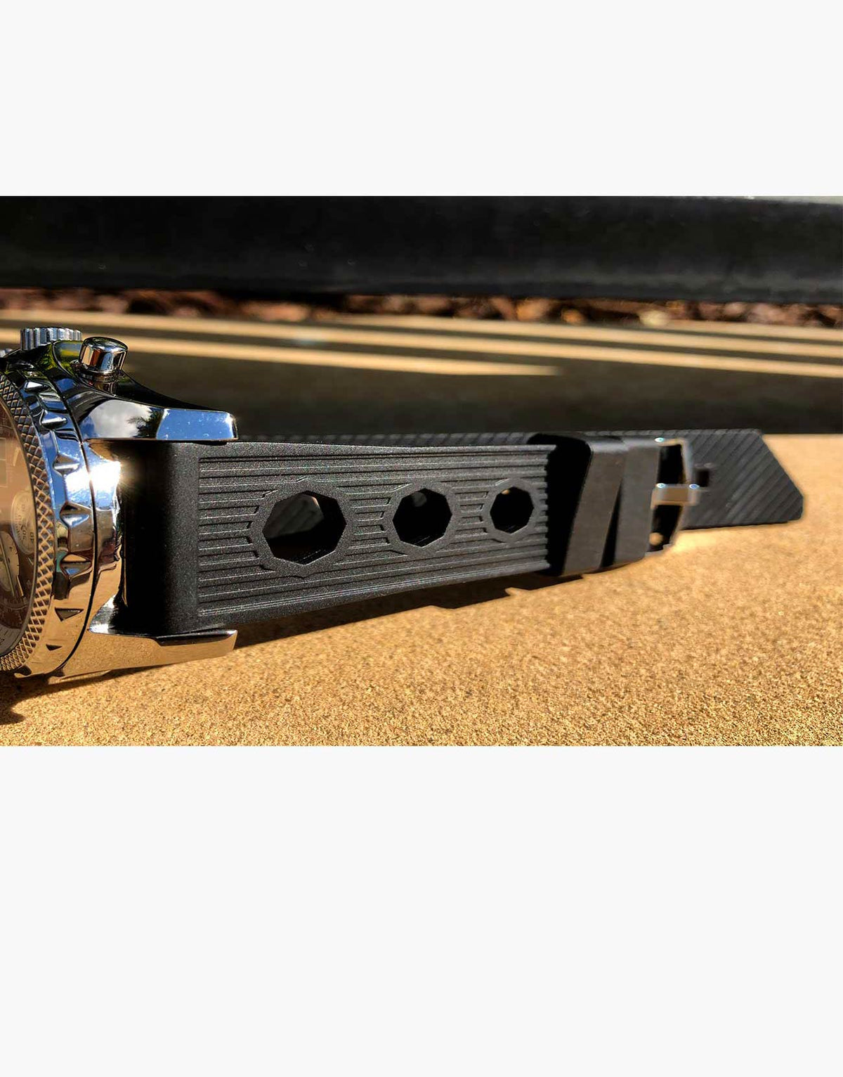 Bonetto Cinturini 321 NaturaRubber Dive Watch Band Made in