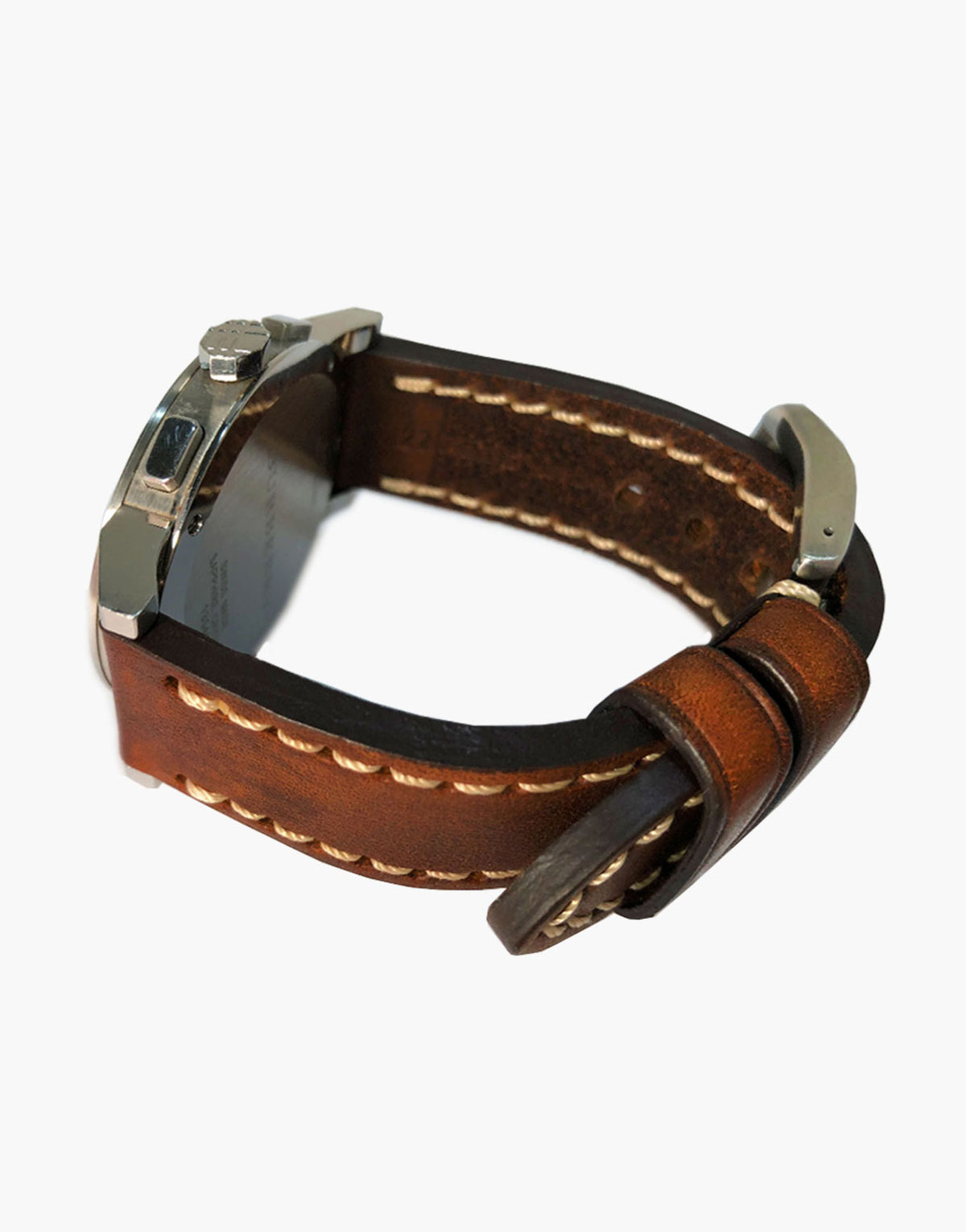 Thick leather watch bands new arrivals
