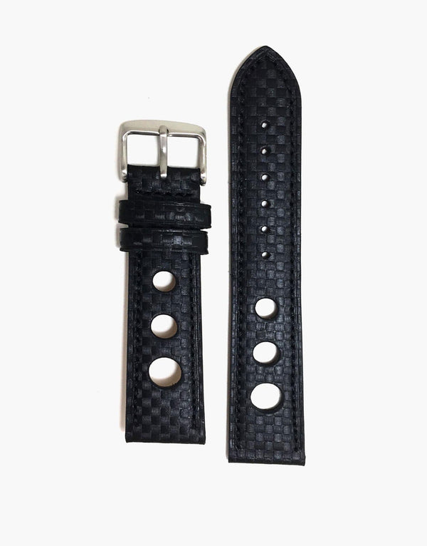 LUX Grand Prix Rally Carbon Fiber Black with Black Stitching LUX