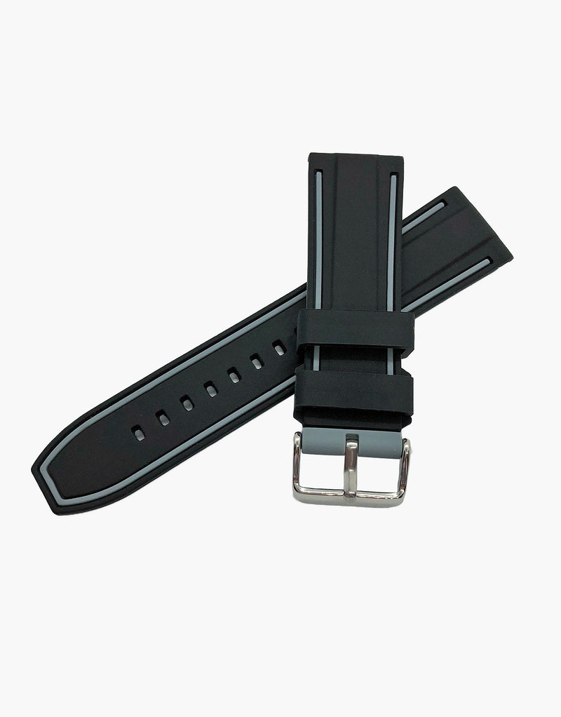 Rubber Deutron Style Diving watch bands strap by LUX LUX