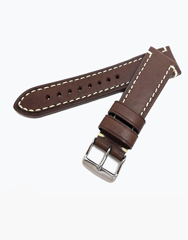 Hadley-Roma MS855 Brown Calf Leather watch Strap Band Hadley-Roma