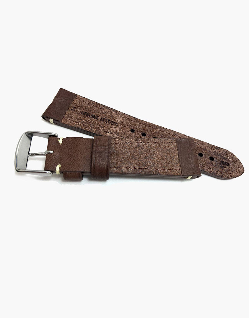 Brown Calf Leather Watch Band