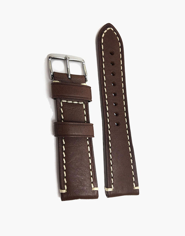 Hadley-Roma MS855 Brown Calf Leather watch Strap Band Hadley-Roma