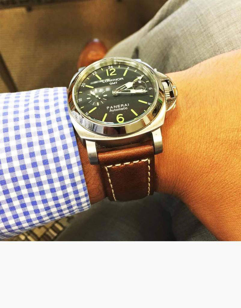 Hadley-Roma MS2042 Brown Oil Tanned Style Panerai Watch bands -Water Resistant Hadley-Roma
