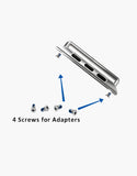 Adaptors is a bright polished finish stout stainless steel