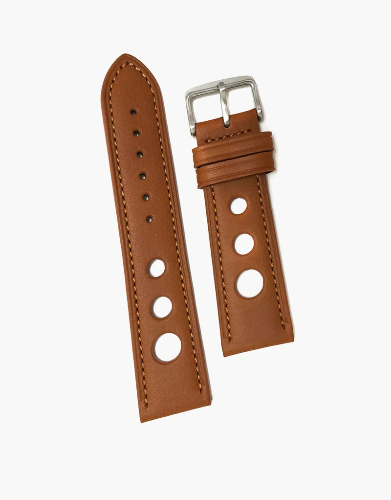 20mm LUX Grand Prix Rally Genuine Vintage Leather Strap Tan – LuxWatchStraps
