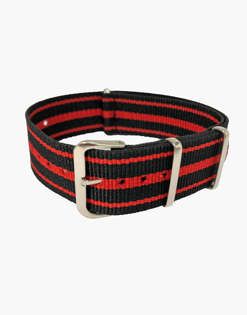 Nylon 3 Stripes NATO Style Watch Bands by LUX LUX