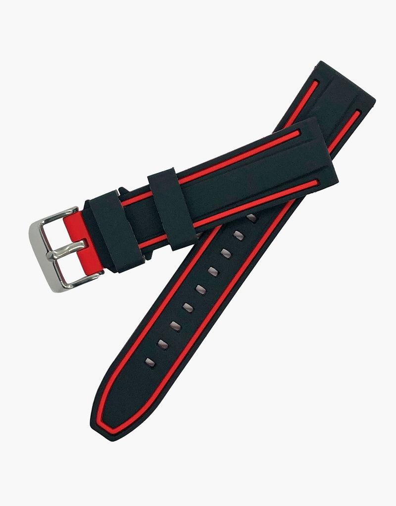 Rubber Deutron Style Diving watch bands strap by LUX LUX